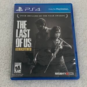 The Last of Us Remastered Game 2014 PS4 Sony PlayStation 4 Tested/Works US